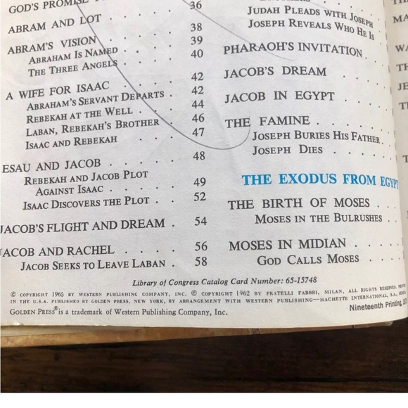 The Childrens Bible Vintage 1962 Golden Press Hardcover Illustrated Stories - Picture 5 of 11